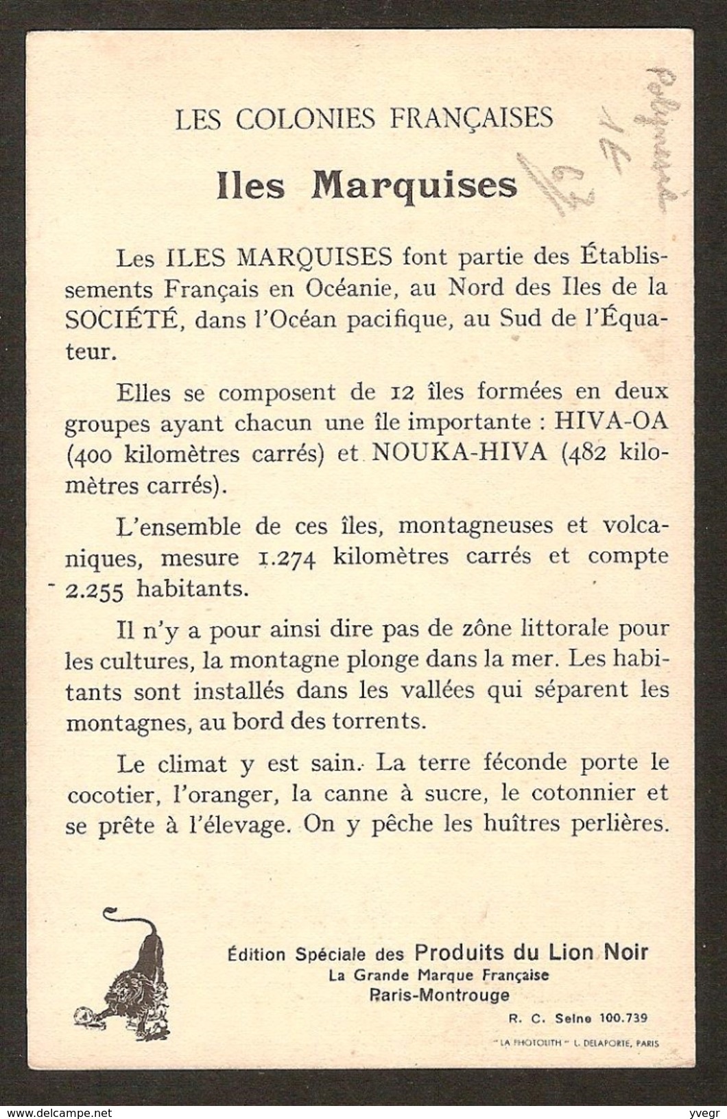 Les Iles Marquises , Océan Pacifique , Collier De Fleurs - Polynésie Française