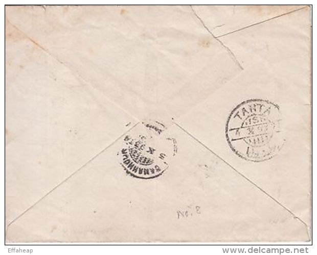 Egypt: Embossed Cover, 1 Piastre; Edfina To Tanta, 3-4 October 1893 - Other & Unclassified