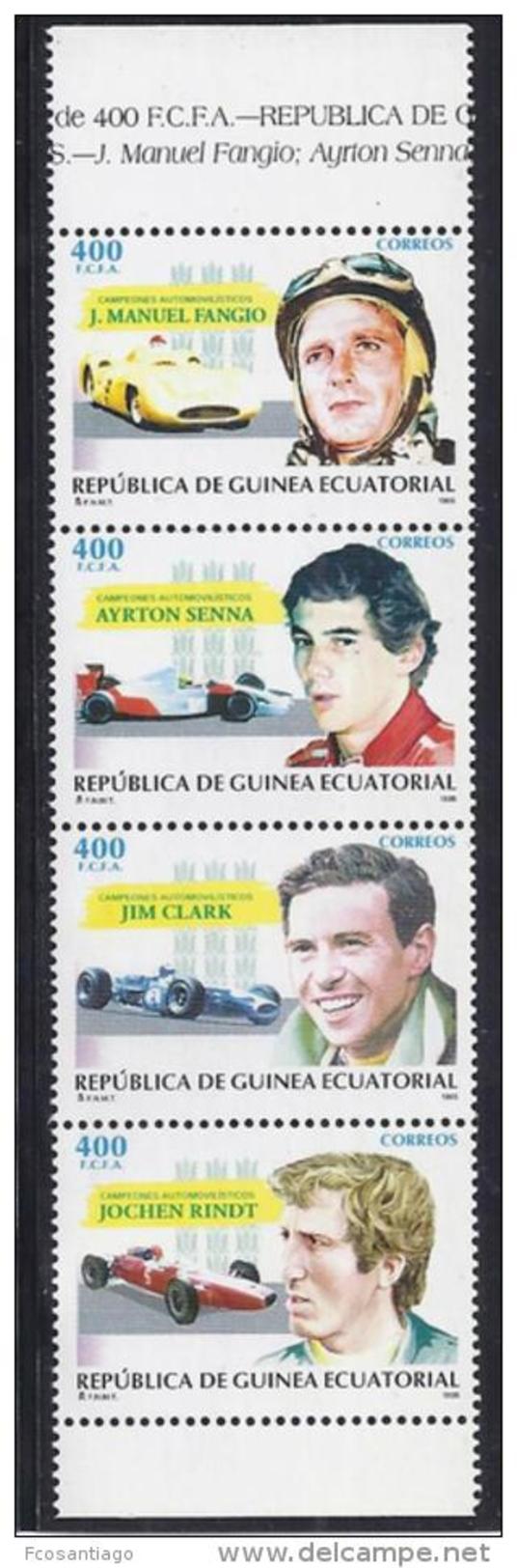 AUTOMOVILISMO - GUINEA ECUATORIAL 1996 - Edifil #210/13 - MNH ** - Automobile