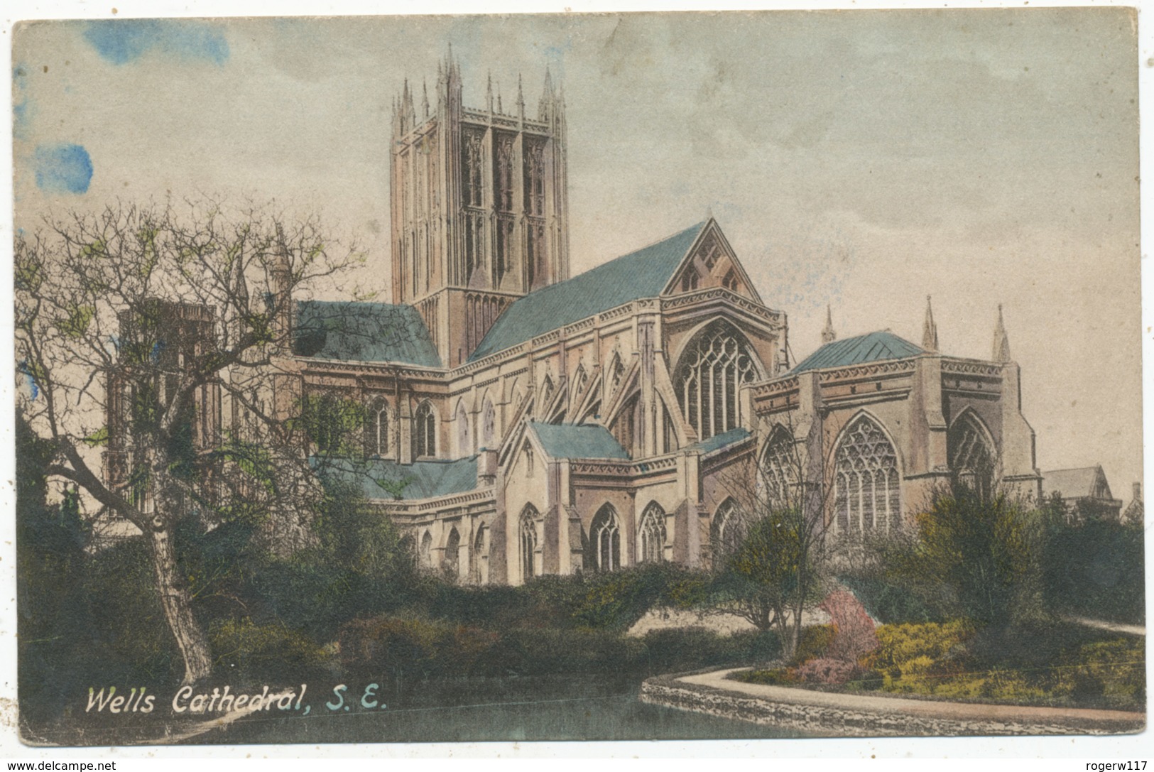 Wells Cathedral, S.E., 1920 Postcard - Wells