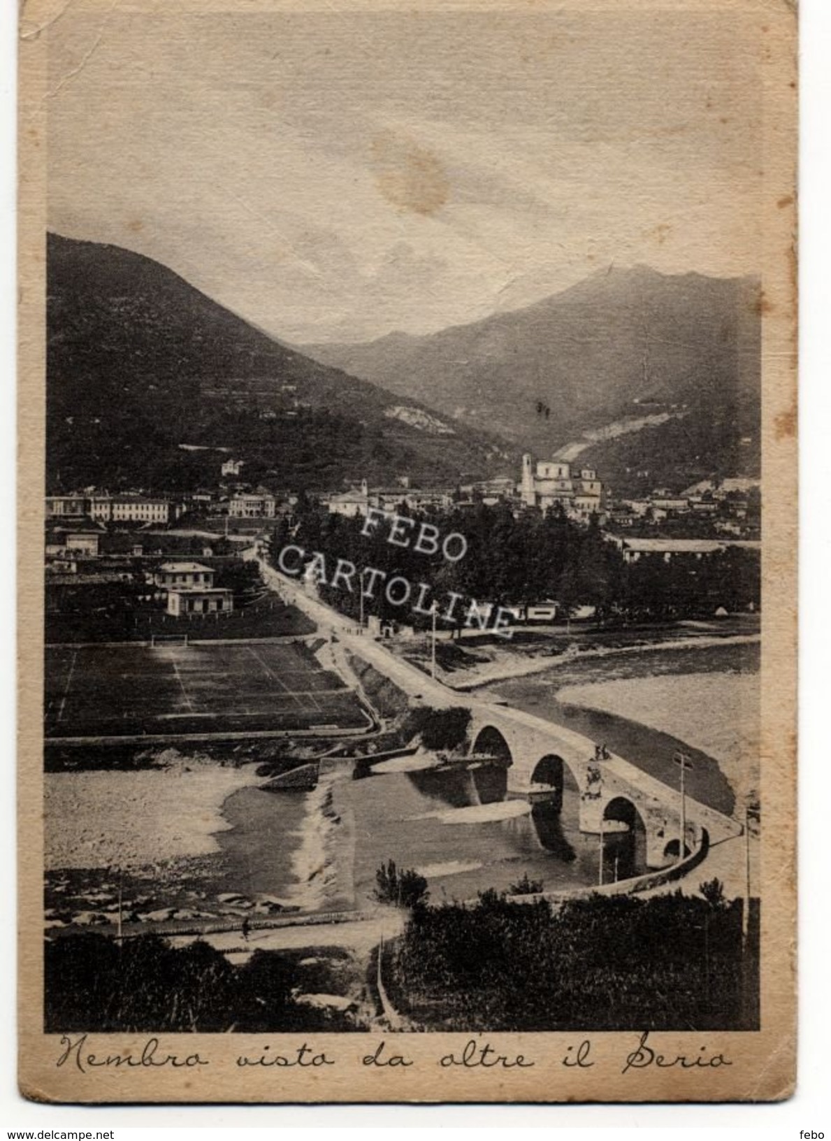 Nembro: Vista Da Oltreserio- Bergamo - Anni Quaranta - Bergamo
