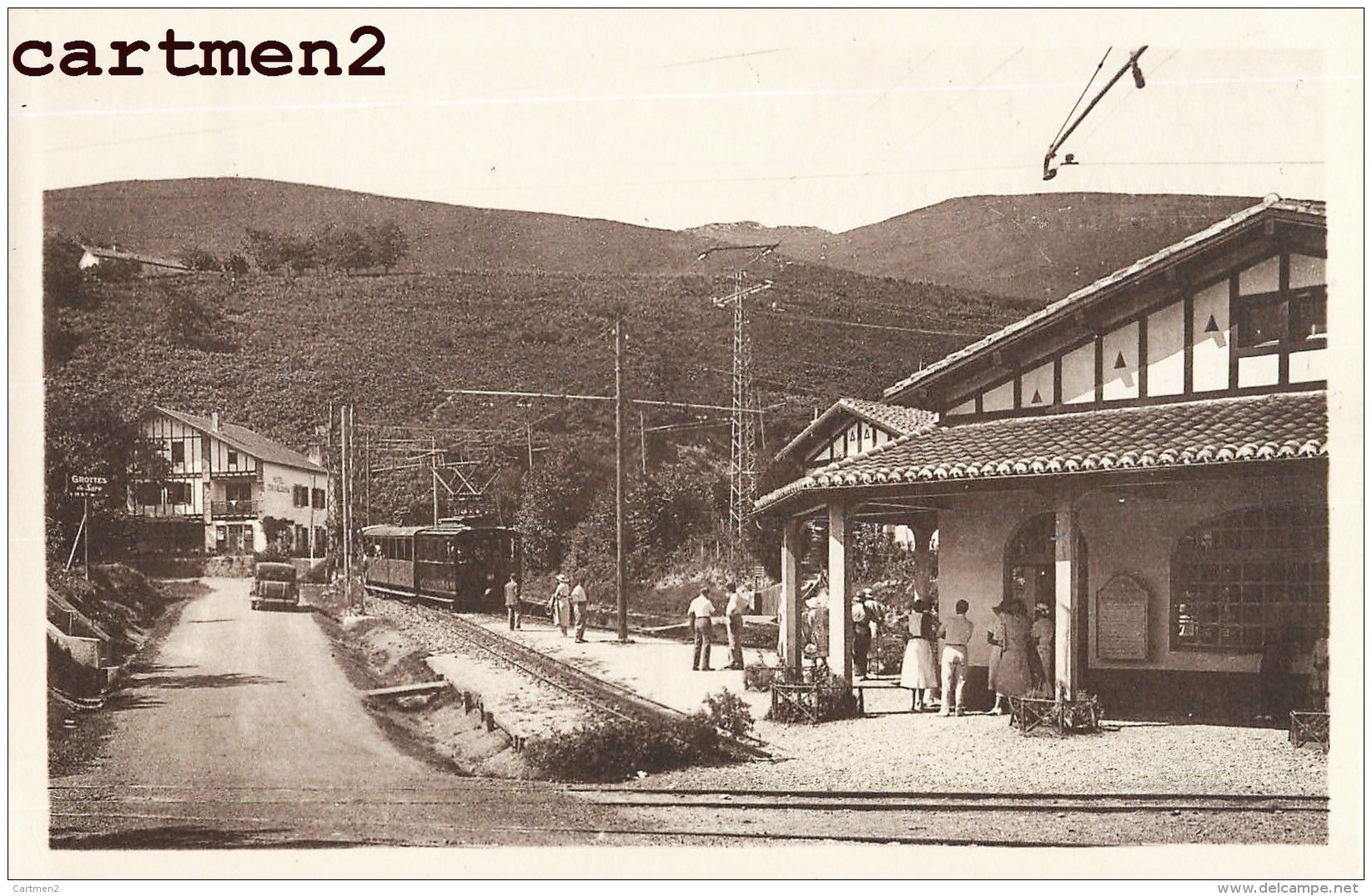 ASCAIN LE FUNICULAIRE DE LA RHUNE TRAIN TRAMWAY CREMAILLERE PAYS-BASQUE 64 PYRENEES - Ascain