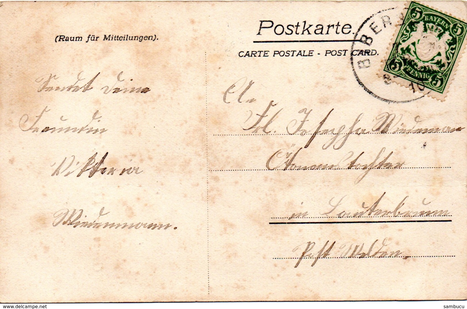 Gruß Aus Feigenhofen Bei Biberbach - Augsburg 1910 2 Ansichten - Augsburg