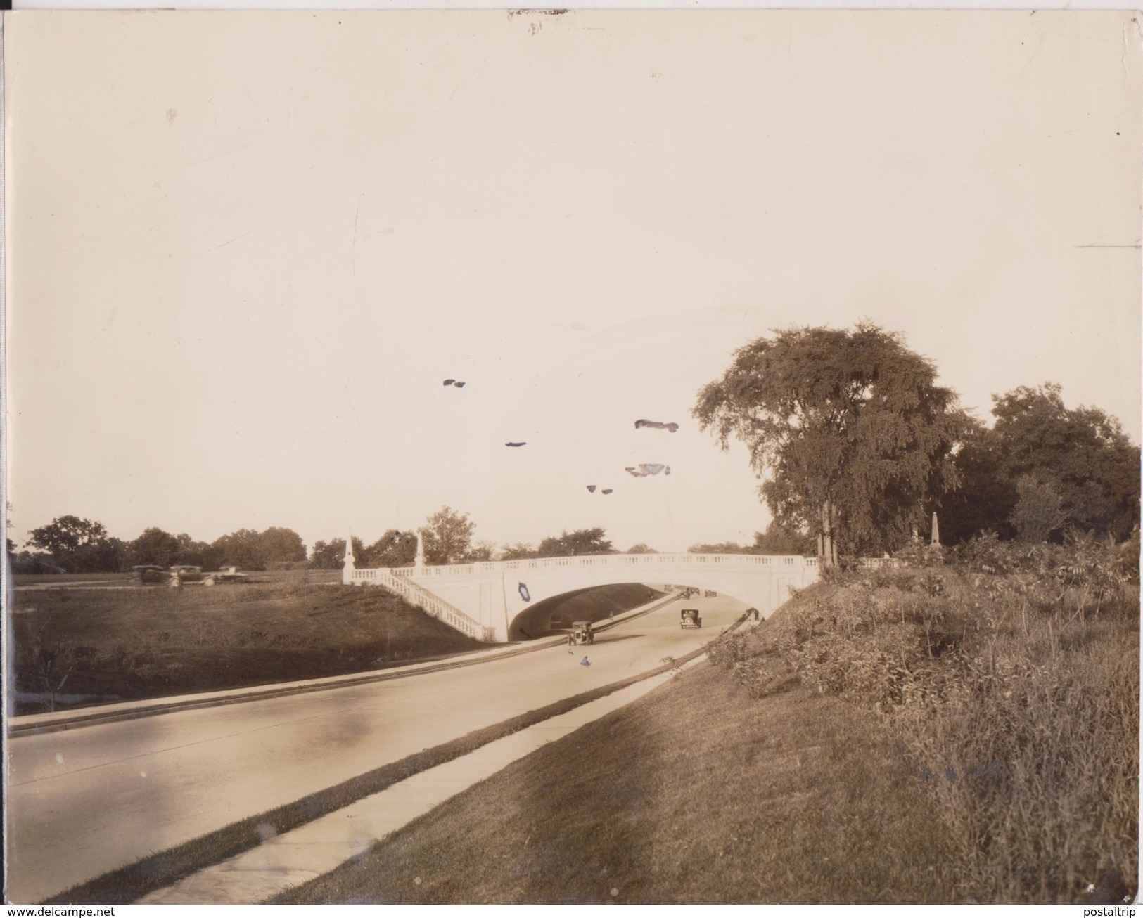 SUPER HIGHWAY NEAR DETROIT MICHIGAN USA UNITED STATES   PHOTO DE PRESSE - Coches