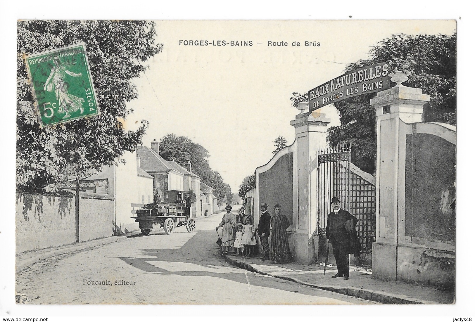 FORGES-les-BAINS  (cpa 91)  Route De Brüs -   - L 1 - Autres & Non Classés