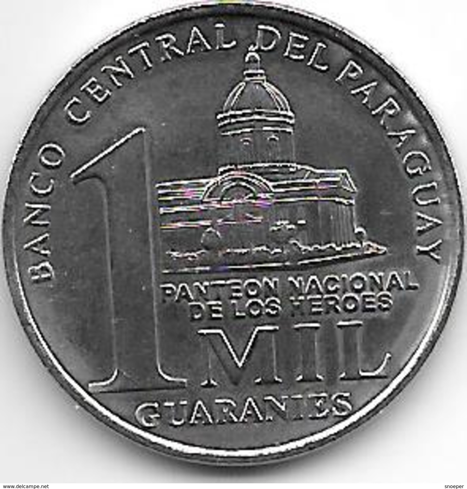 *paraguay 1000 Guarani 2006  Km 198  Unc - Paraguay