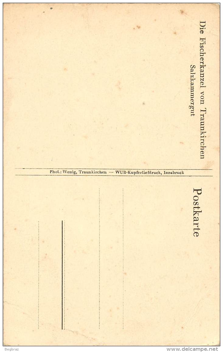 TRAUNKIRCHEN     DIE FISCHERKANZEL - Traun