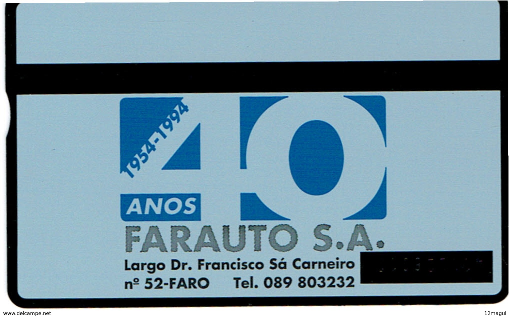 PHONECARDS-- PORTUGAL-- PORTUGAL TELECOM  OPTICAL- 50 U---FARAUTO --BATCH  411L - Portugal