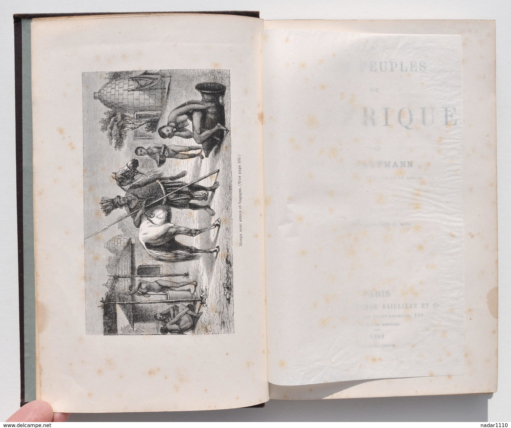 Les Peuples De L'Afrique - R. Hartmann, Baillière 1880 / Congo, Egypte, Nubie, Abyssinie, Somalie, Soudan, Berbère - 1801-1900