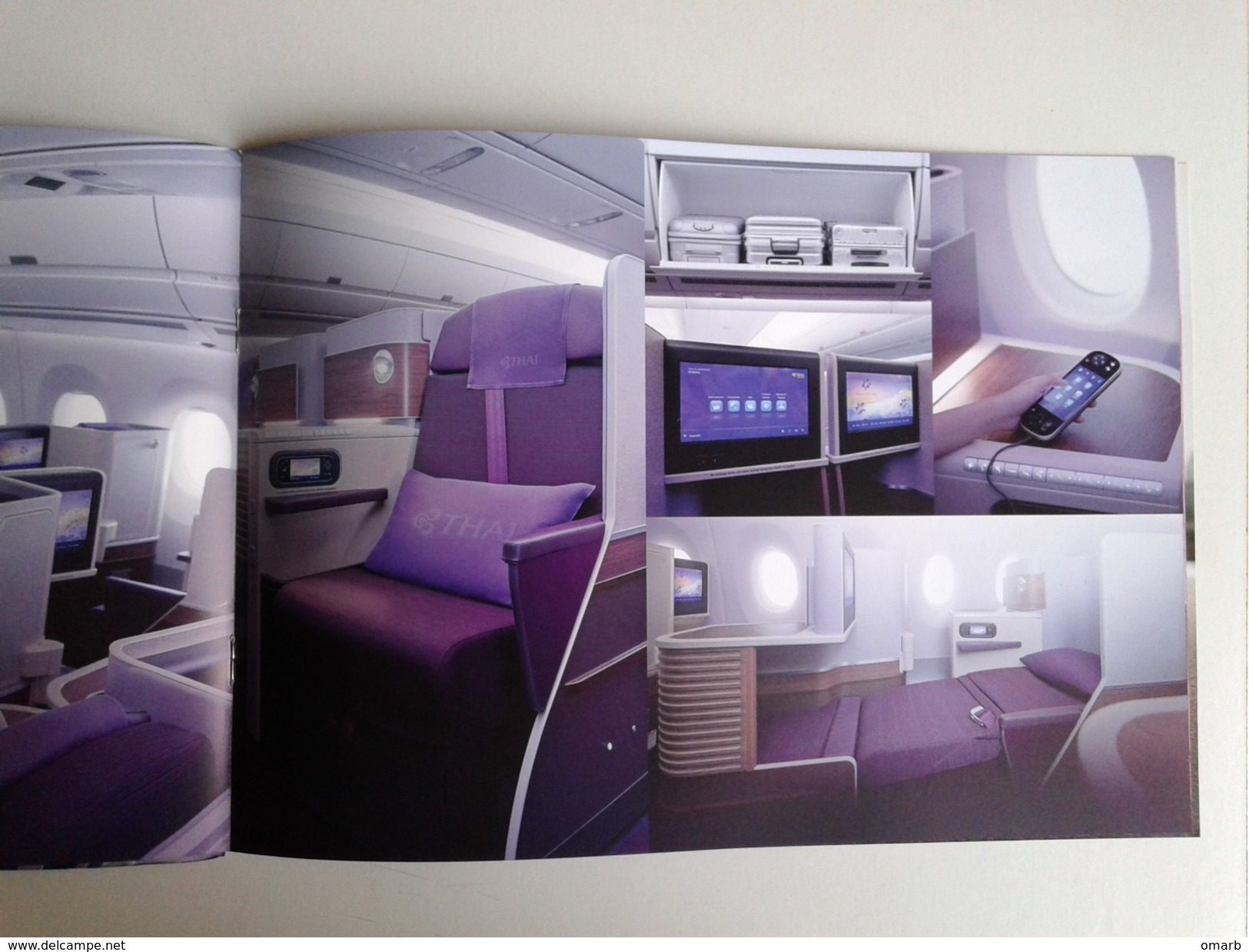 Alt1005 Thai Airlines Thailand Bangkok Airbus A350 Airport Flights Aereo Avion Class Seating Plan Cabin VIP Class Lounge - Pubblicità
