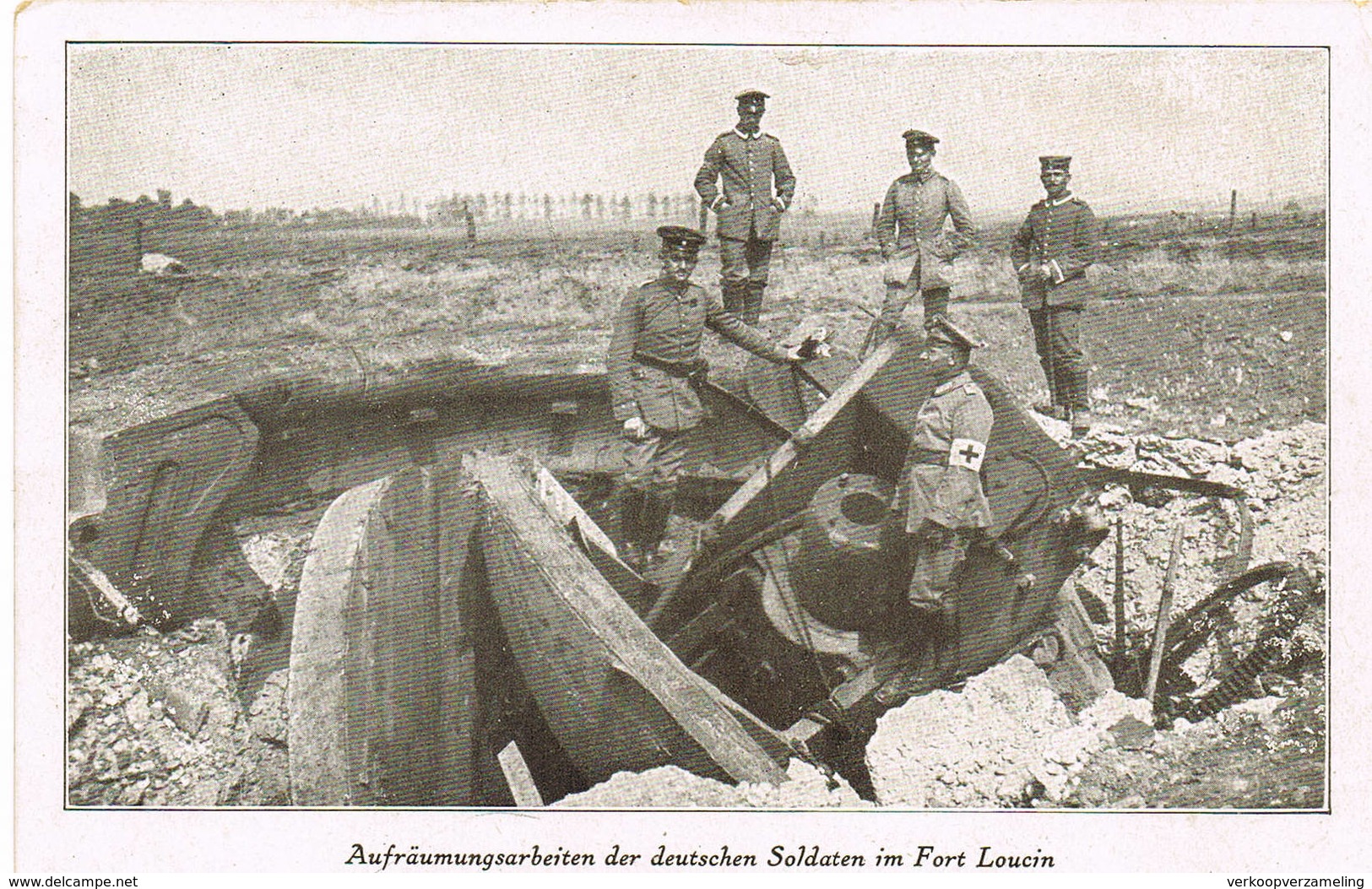 108 LONCIN Aufraumungsarbeiten Der Deutschen Soldaten - Ans