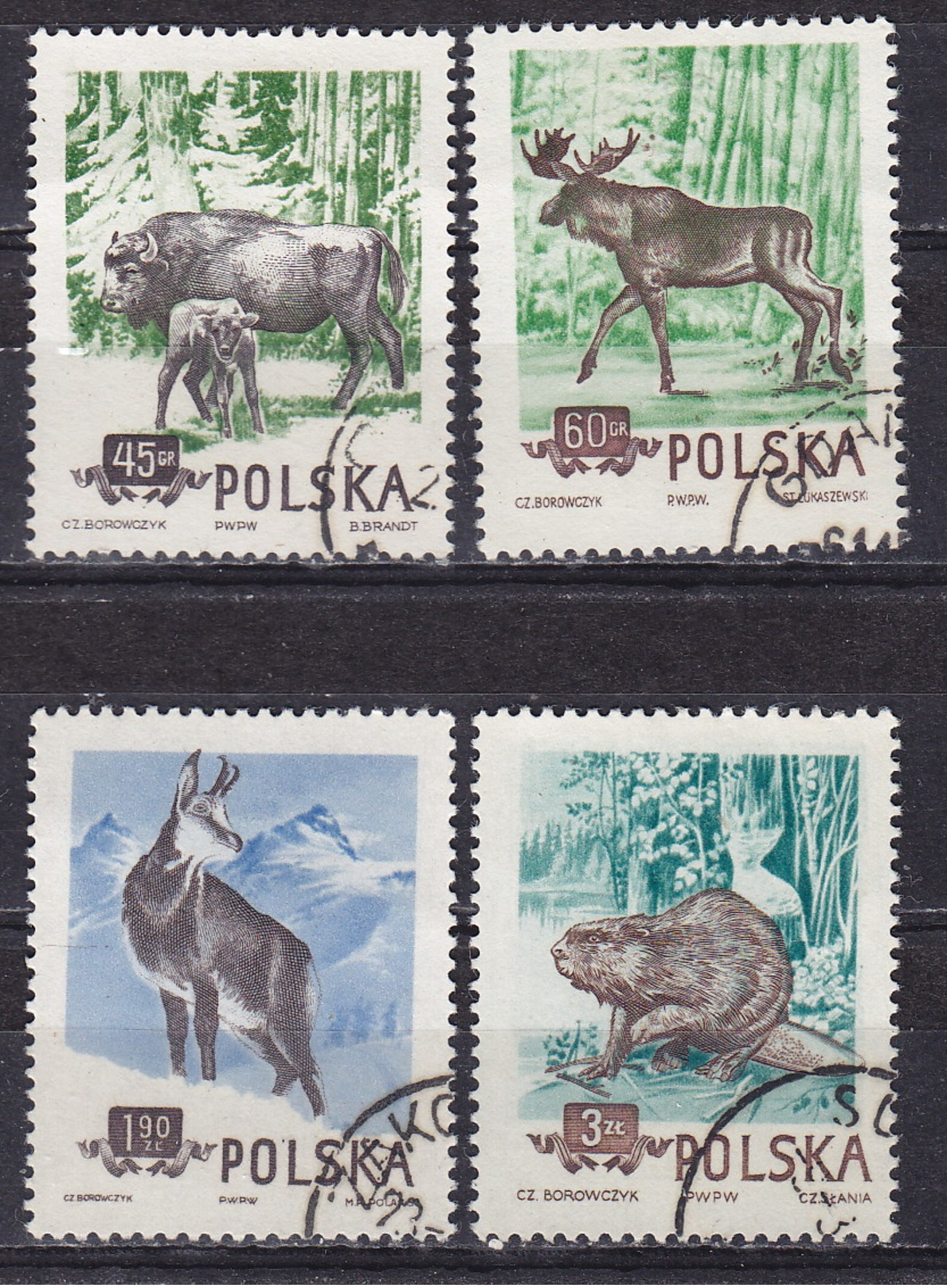 Polonge - Polen Cat;: Y & T Obliteré,  Gestempeld, Used  (O) Nr 785-788 - Oblitérés