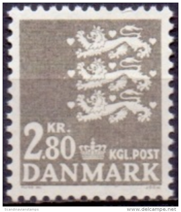 DENEMARKEN 1967 2.80kr RW Grijs PF-MNH - Ungebraucht