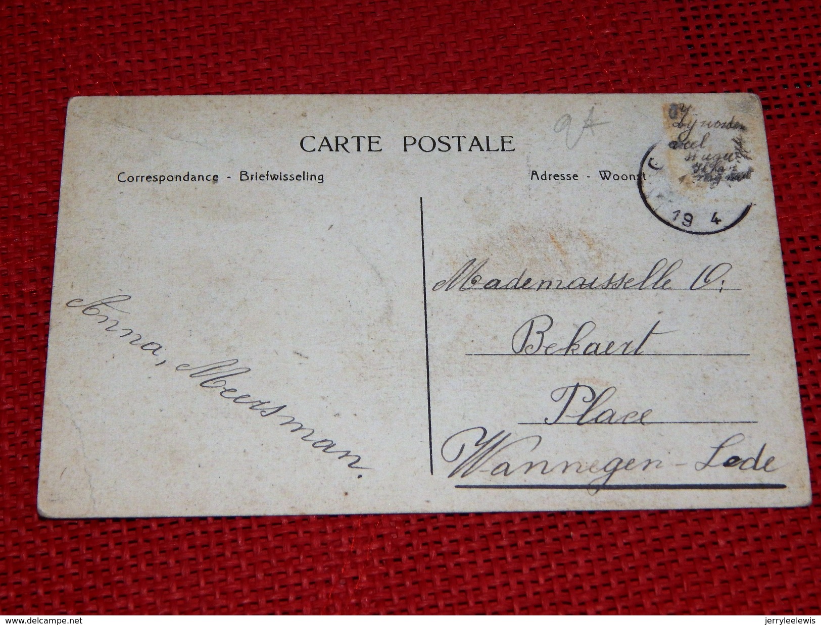 GAVERE  - Pensionnat De La Visitation - Parloir   -  1914 - Gavere