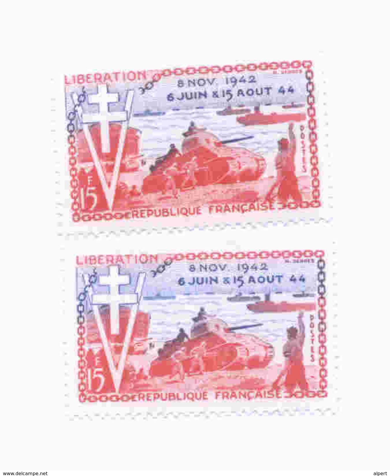 983 I Signature Et Brassard  Bleux Au Lieu De Rouge - 1 Normal Livré  (double Variété)  RARE - Unused Stamps