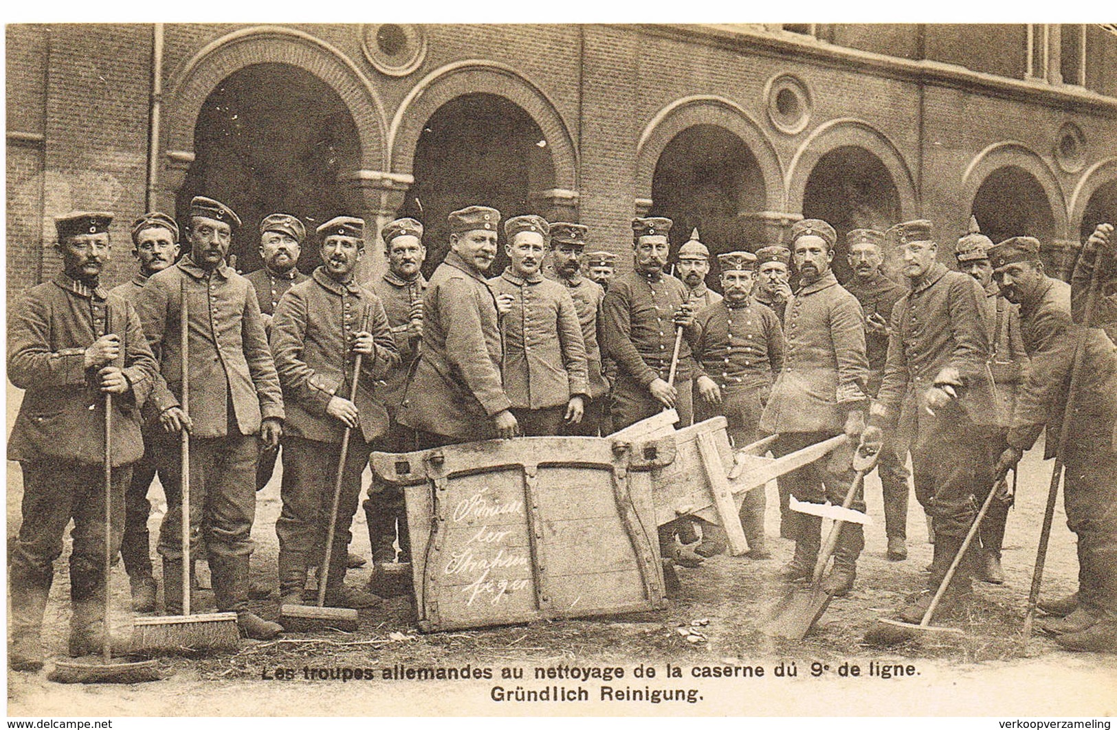 203 BRUSSEL BRUXELLES Occupation Allemande 14/18 - Andere & Zonder Classificatie