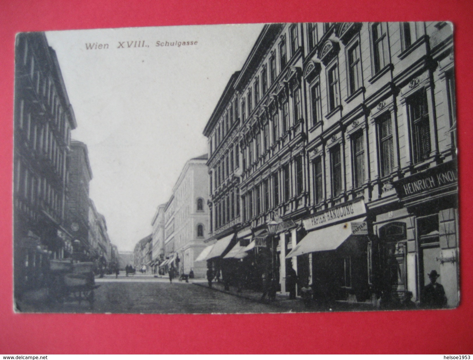 WIEN XVIII 1918 - Schulgasse - Sonstige & Ohne Zuordnung