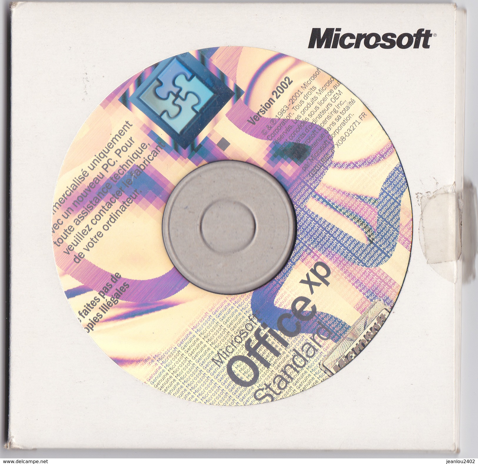 Microsoft Office XP Version 2002 - CD