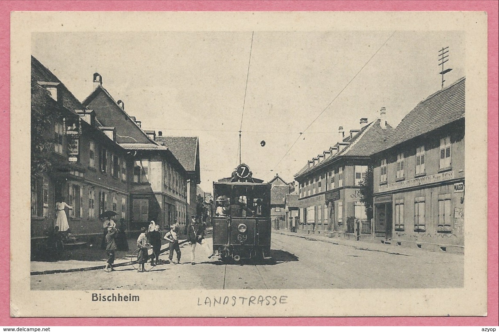 67 - GRUS Aus BISCHHEIM - Landstrasse - Tram - Tramway - Strassenbahn - Autres & Non Classés