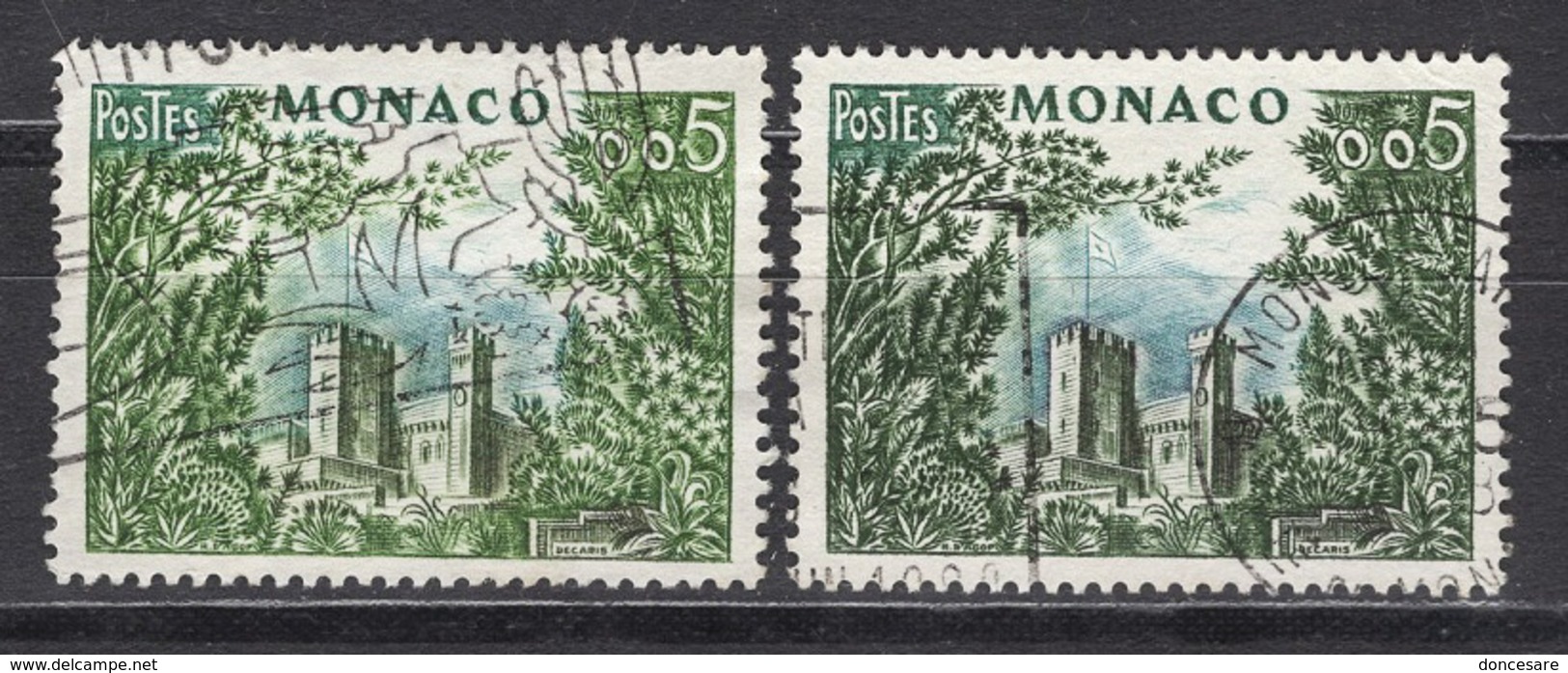 MONACO 1960 -  Y.T.  N° 538 X 2 - OBLITERES  /FF603 - Usados