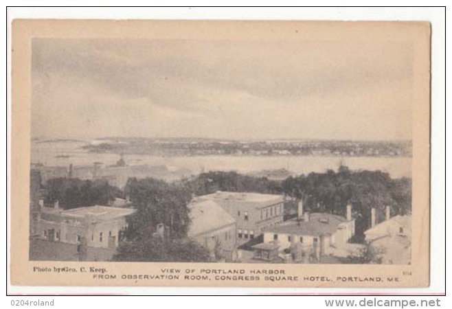 Etats Unis - ME - Portland - View Of Portland Harbor    : Achat Immédiat - Portland