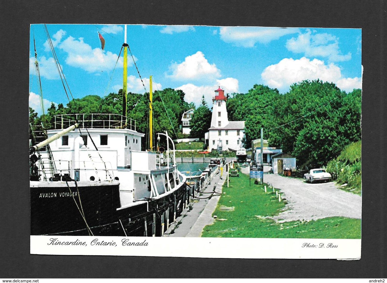 KINCARDINE - ONTARIO - SITUÉ SUR LA RIVE EST DU LAC HURON - TRÈS BELLE PLAGE - PORT DE NAVIRE - PHOTO D. ROSS - Autres & Non Classés