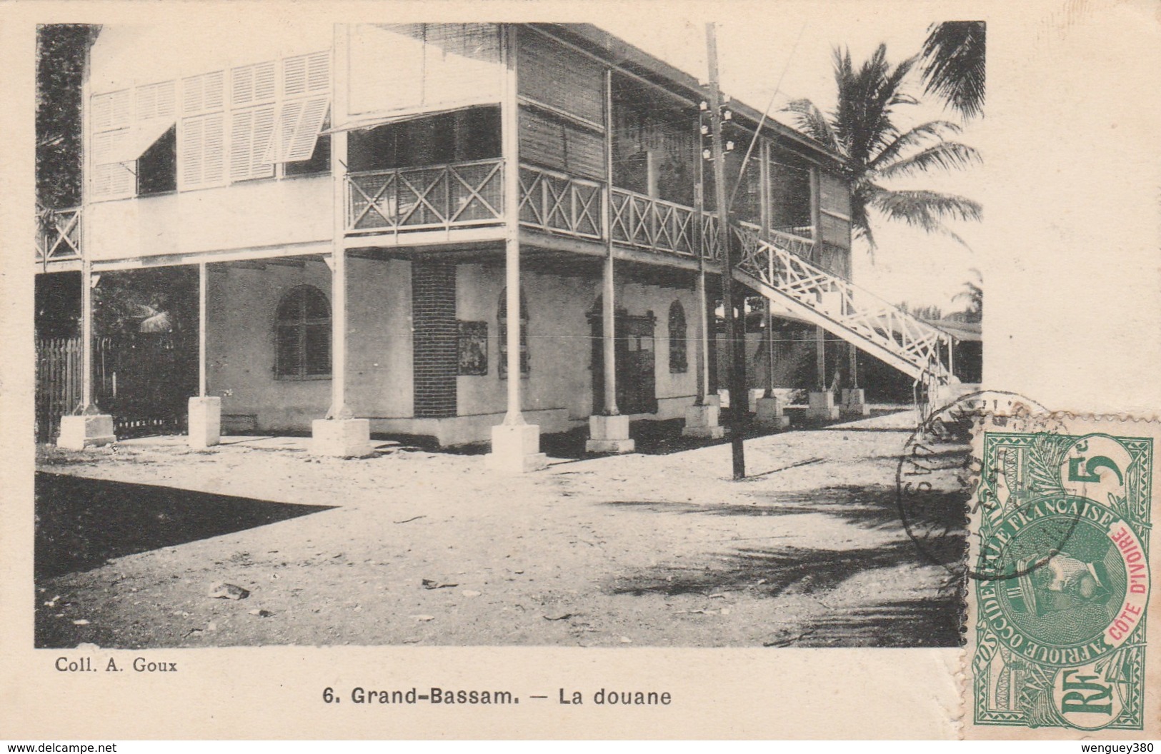 GRAND-BASSAM    La Douane    TB PLAN 1907 - Côte-d'Ivoire