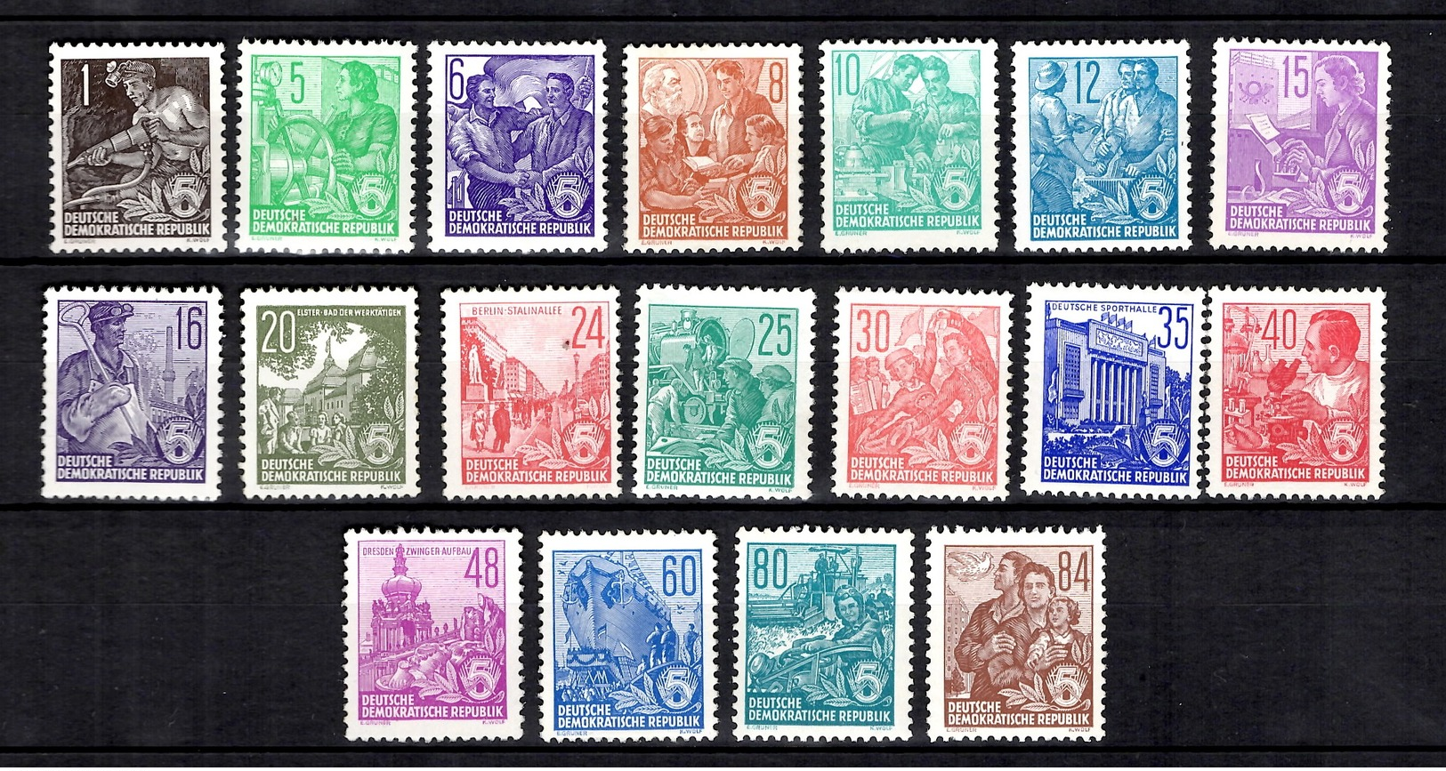 Allemagne/RDA YT N° 148/162 Neufs ** MNH. TB. A Saisir! - Neufs