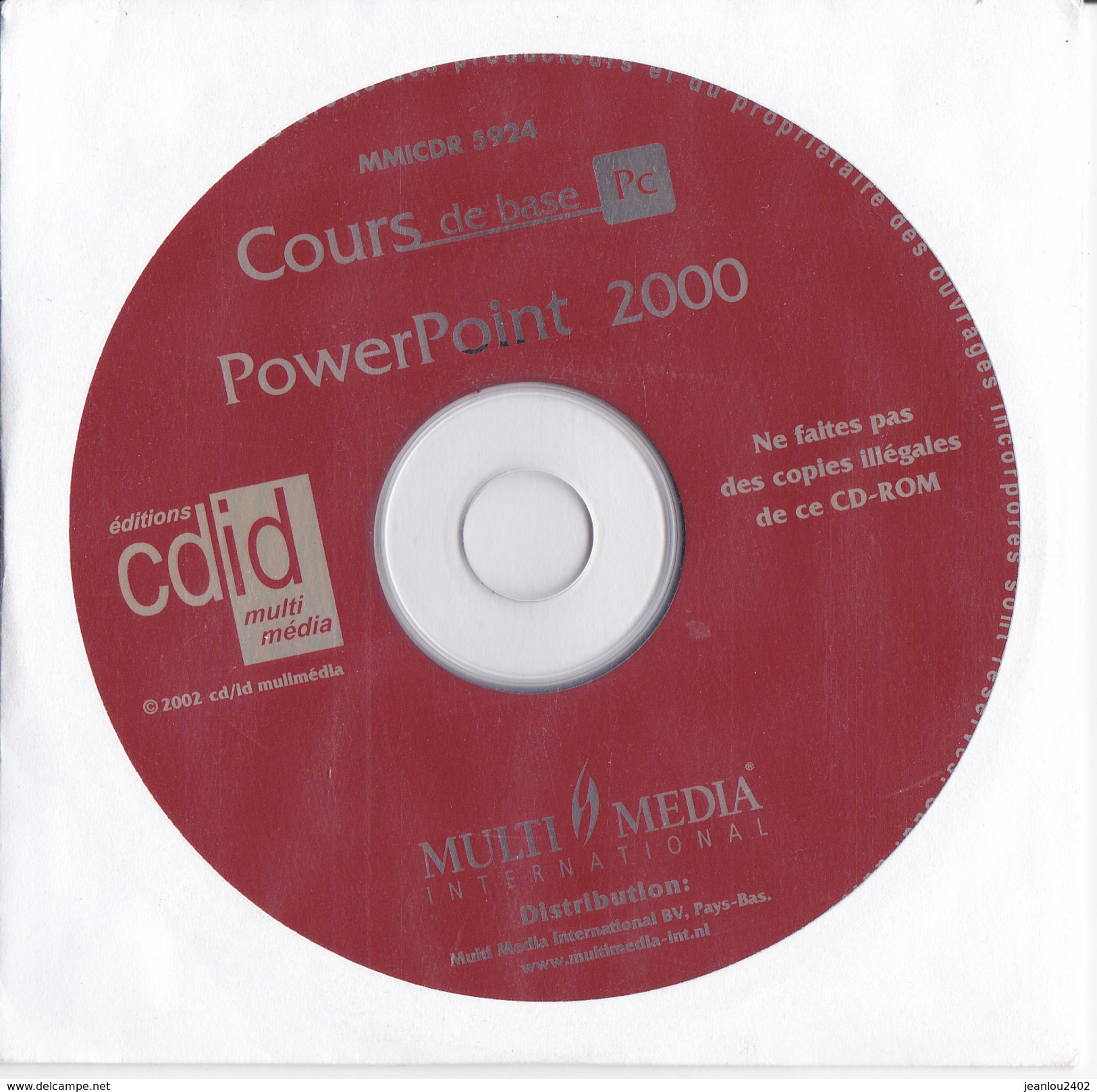 Cours De Base POWER POINT 2000 - CD