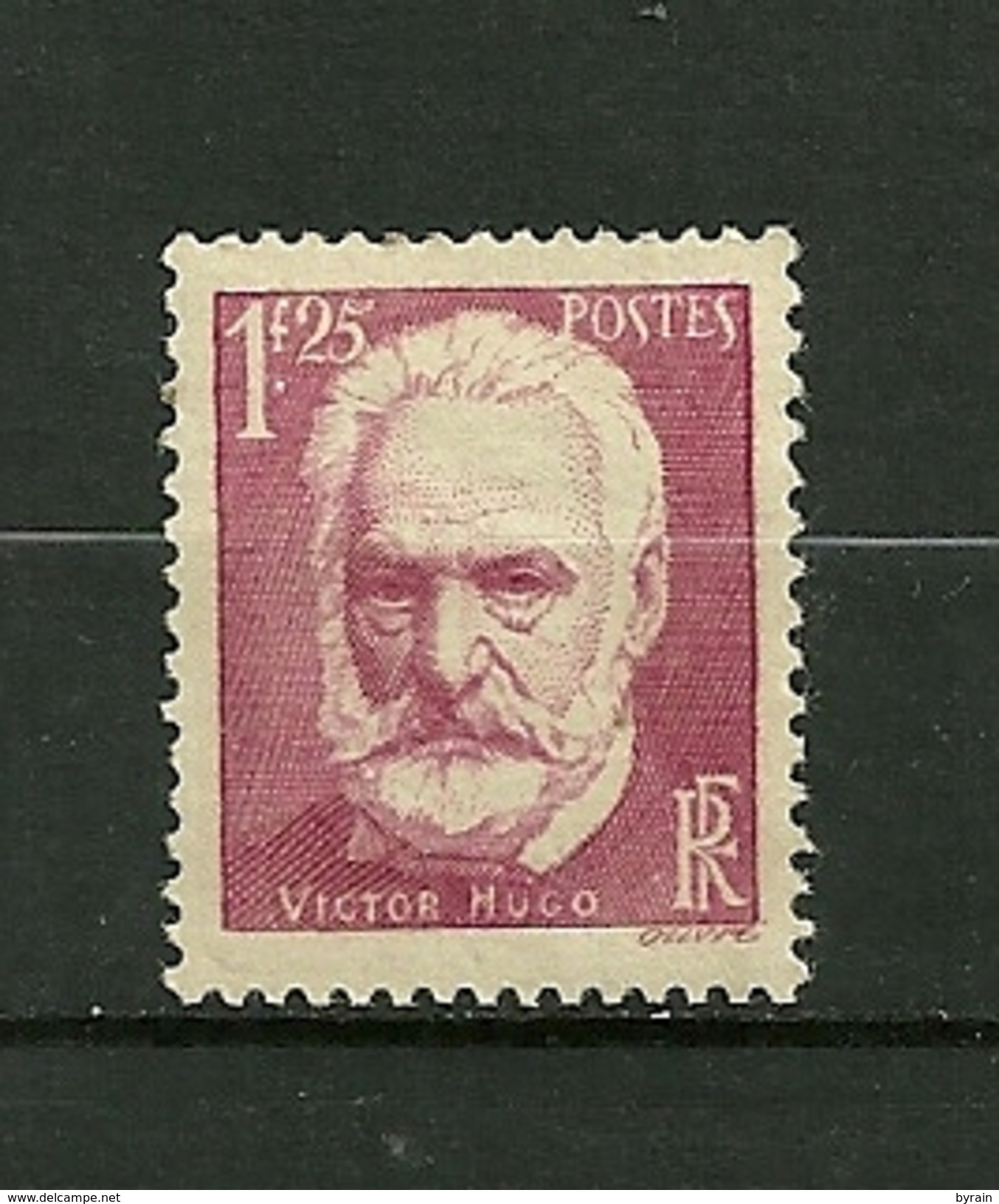 FRANCE  1935   N° 304   50 ème Anniversairede La Mort De Victor Hugo    Neuf Avec Traces De Charnières - Other & Unclassified