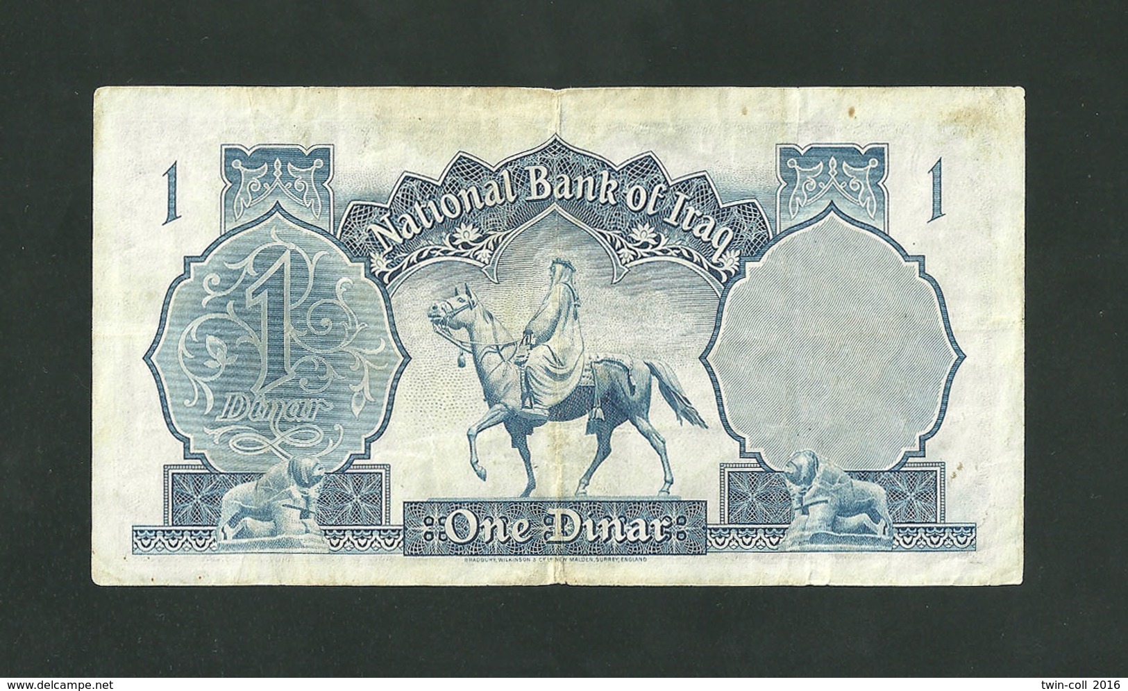 IRAQ 1 Dinar 1947 *** Young King Faisal *** F+ - Irak