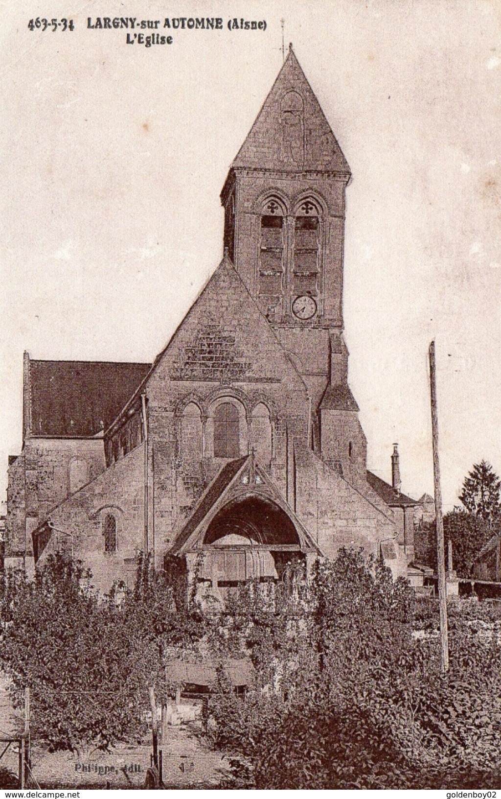 02 Largny Sur Automne, L'eglise - Autres & Non Classés