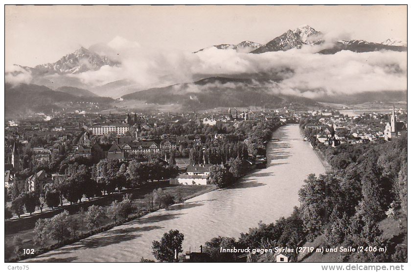 Autriche - Innsbruck Gegen Serles Und Saile - Innsbruck