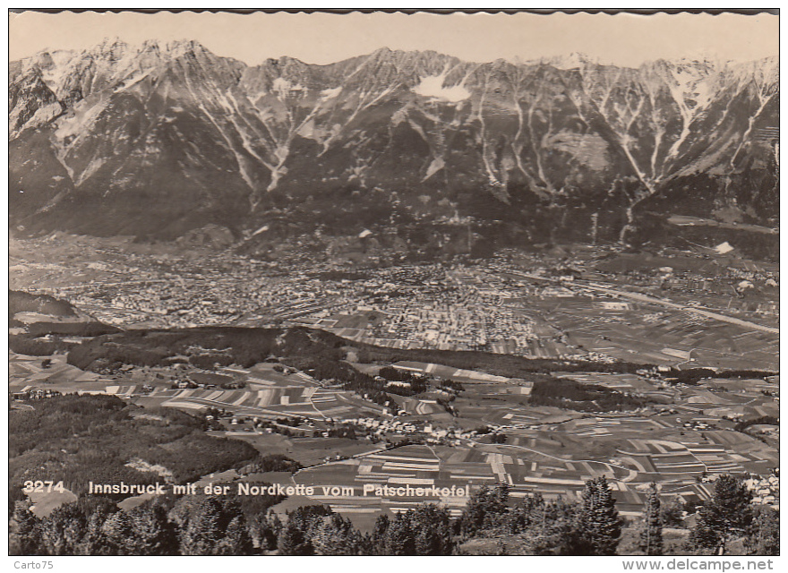 Autriche - Innsbruck Mit Der Nordkette Vom Patscherkofel - Innsbruck