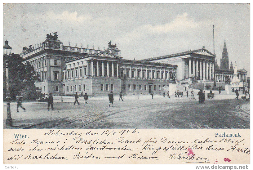 Autriche - Wien - Parlament - Postmarked St Polten - Other & Unclassified