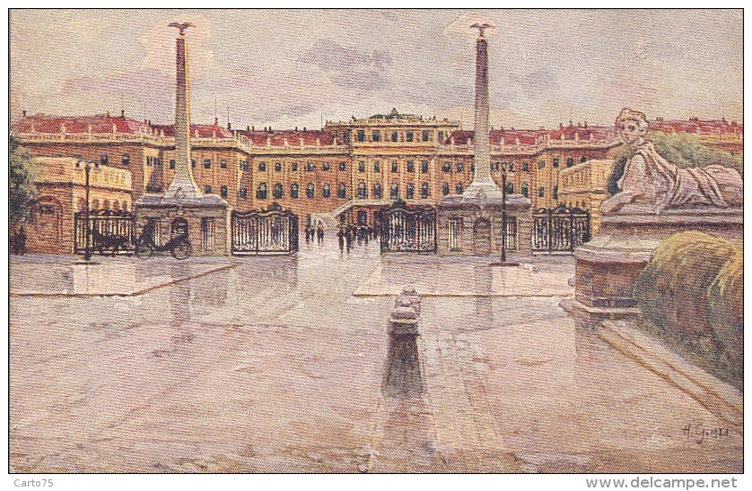 Autriche - Wien - Schloss Schönbrunn - Illustrateur Artist - Palacio De Schönbrunn