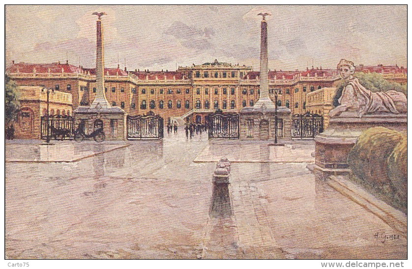 Autriche - Wien - Schloss Schönbrunn - Illustrateur Artist - Château De Schönbrunn