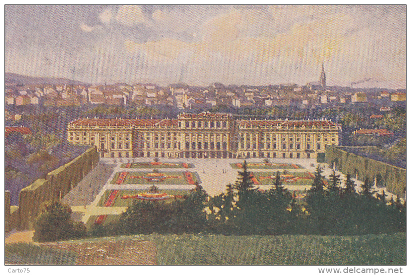 Autriche - Wien -  Kaiserl. Lustschloss Schönbrunn - Illustrateur Artist - Château De Schönbrunn