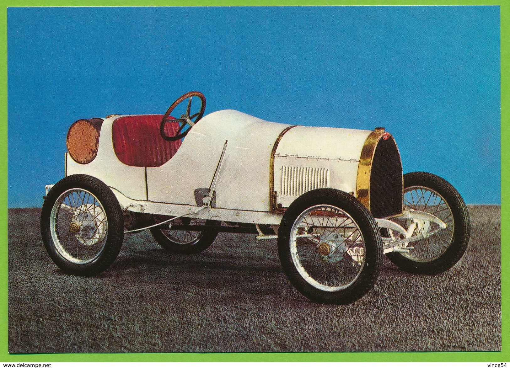 BUGATTI Type 13 1910 Voiture De Course Biplace 4 Cyl.  1327 Cm3 - Grand Prix / F1