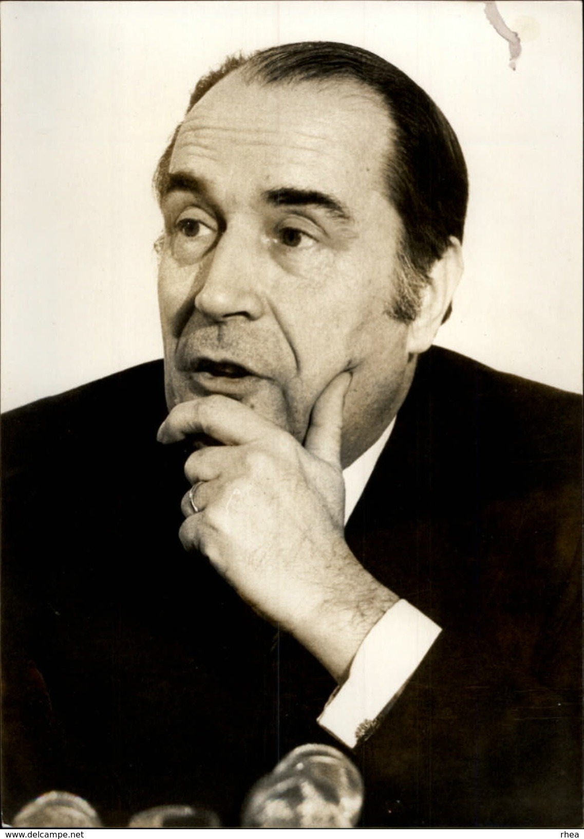 PHOTO - Photo De Presse - POLITIQUE - Hommes Politiques Français - MITTERRAND - Personnes Identifiées