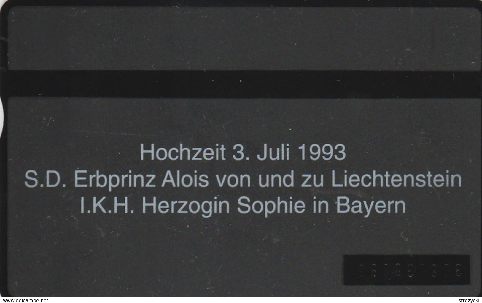 Liechtenstein - S.D. Erbprinz Alois And I.K.H. Herzogin Sophie - KP-93/112 - Liechtenstein