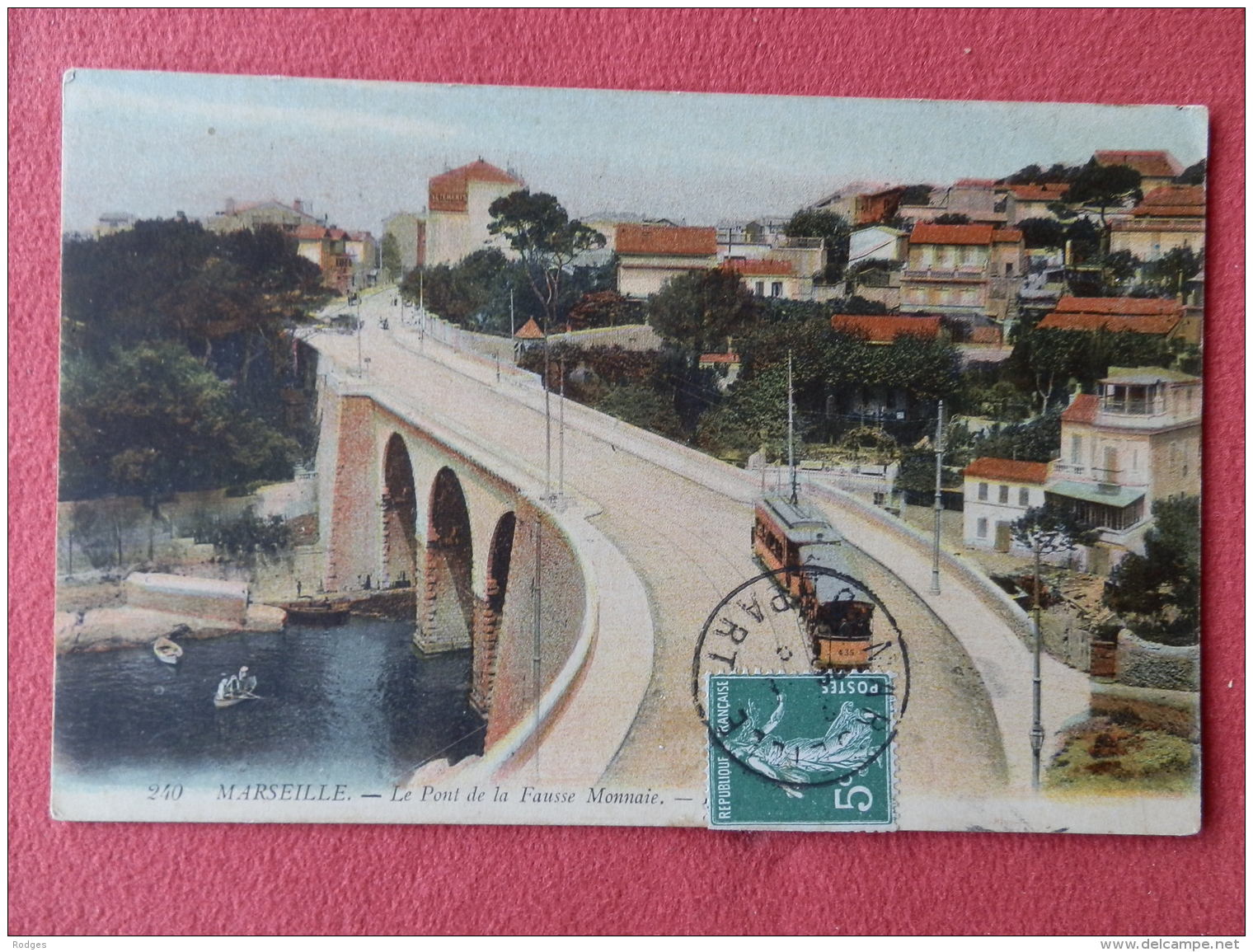 Dep 13 , Cpa MARSEILLE , 240 , Le Pont De La Fausse Monnaie  (413) - Endoume, Roucas, Corniche, Strände