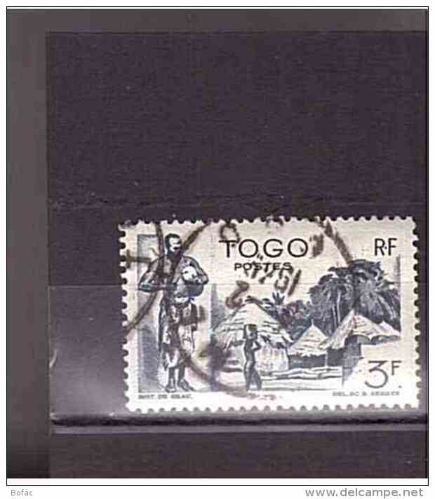 245    Y&amp;T Cachet Rond  Cases Du Village D'Atakpamé *TOGO Colonie*  16/47 - Used Stamps
