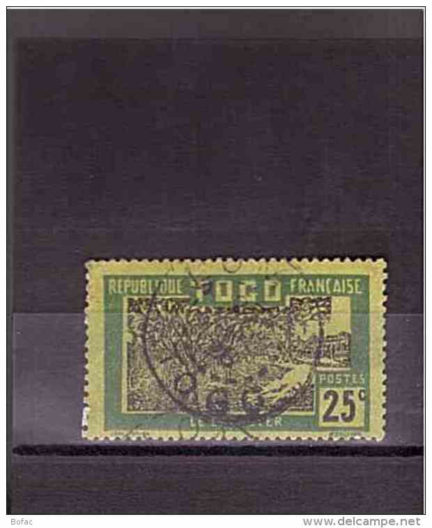 131  OBL  BEAU CACHET  Y&amp;T  Le Cacaoyer  *TOGO Colonie*  16/45 - Usati