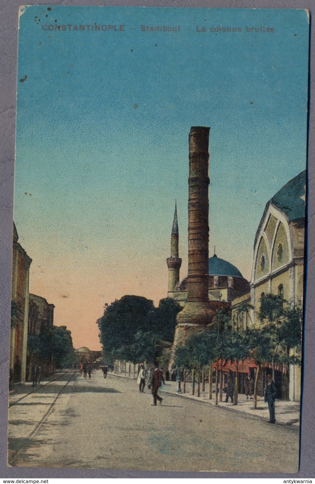 Istanbul  CONSTANTINOPLE - La Colonne Brulée De CONSTANTIN About 1910y. D606 - Turchia