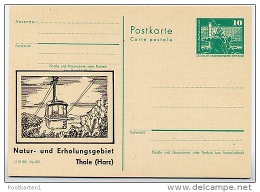 DDR P79-17-79 C107 Postkarte PRIVATER ZUDRUCK Seilbahn Thale 1979 - Cartoline Private - Nuovi