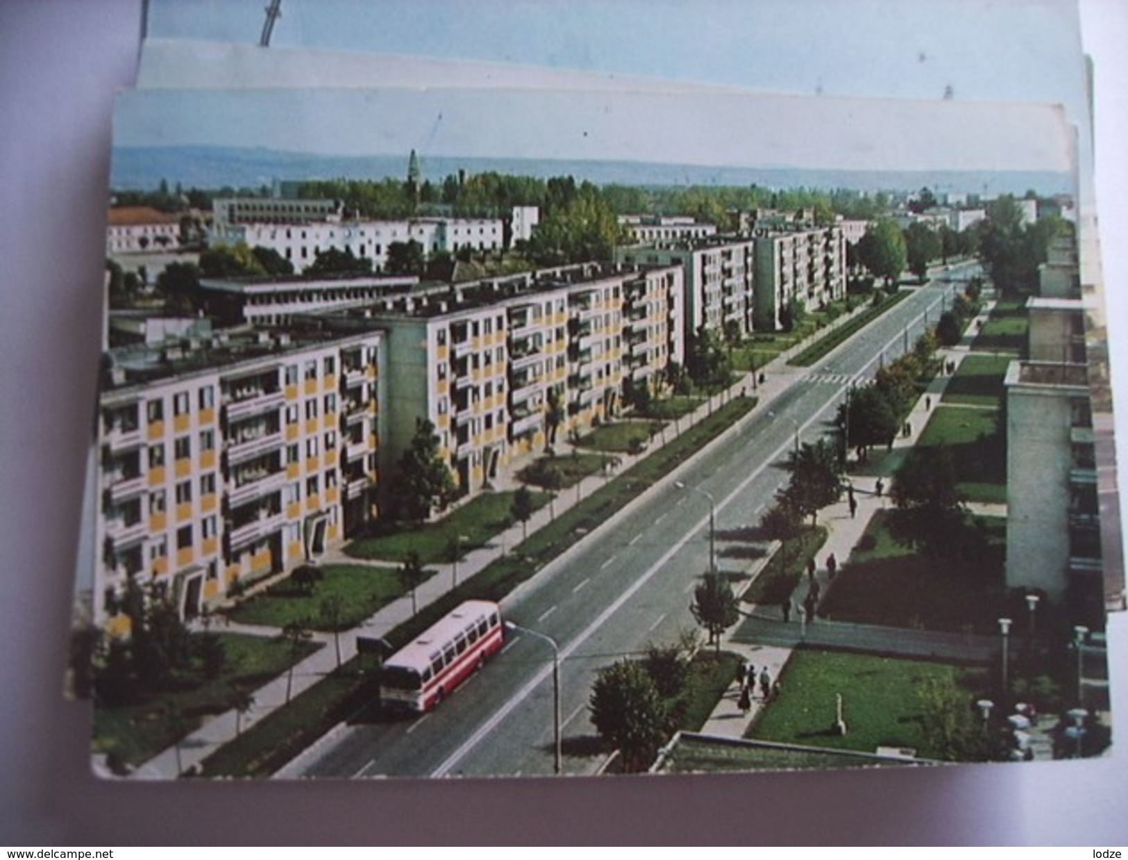 Roemenië Romania Rumenien Sibiu Street With Bus - Romania