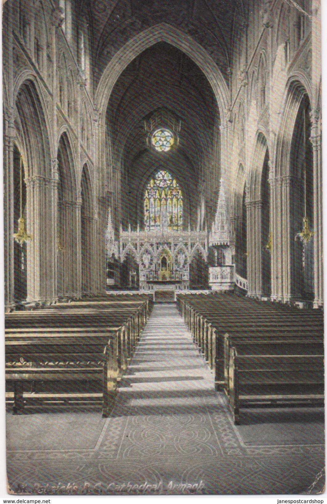 ST. PATRICK'S ROMAN CATHOLIC CATHEDRAL - ARMAGH - NORTHERN IRELAND WITH TYNAN R.S.O. Postmark? - Armagh