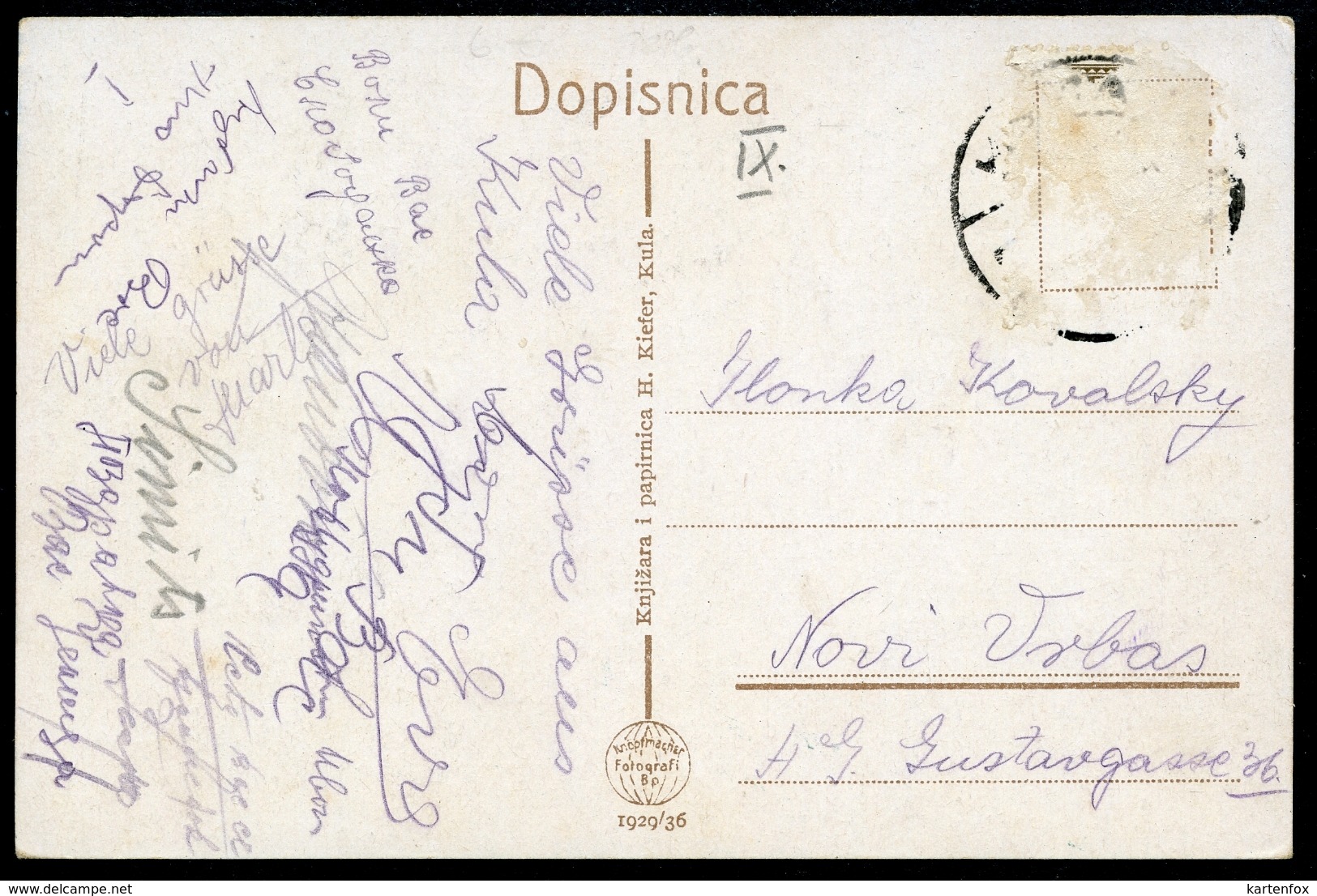 Kula, Drz. Gradjanska Skola, Allami Polgari Iskola,  1929, Okrug Zapadna Backa, Vojvodina, H. Kiefer - Serbien