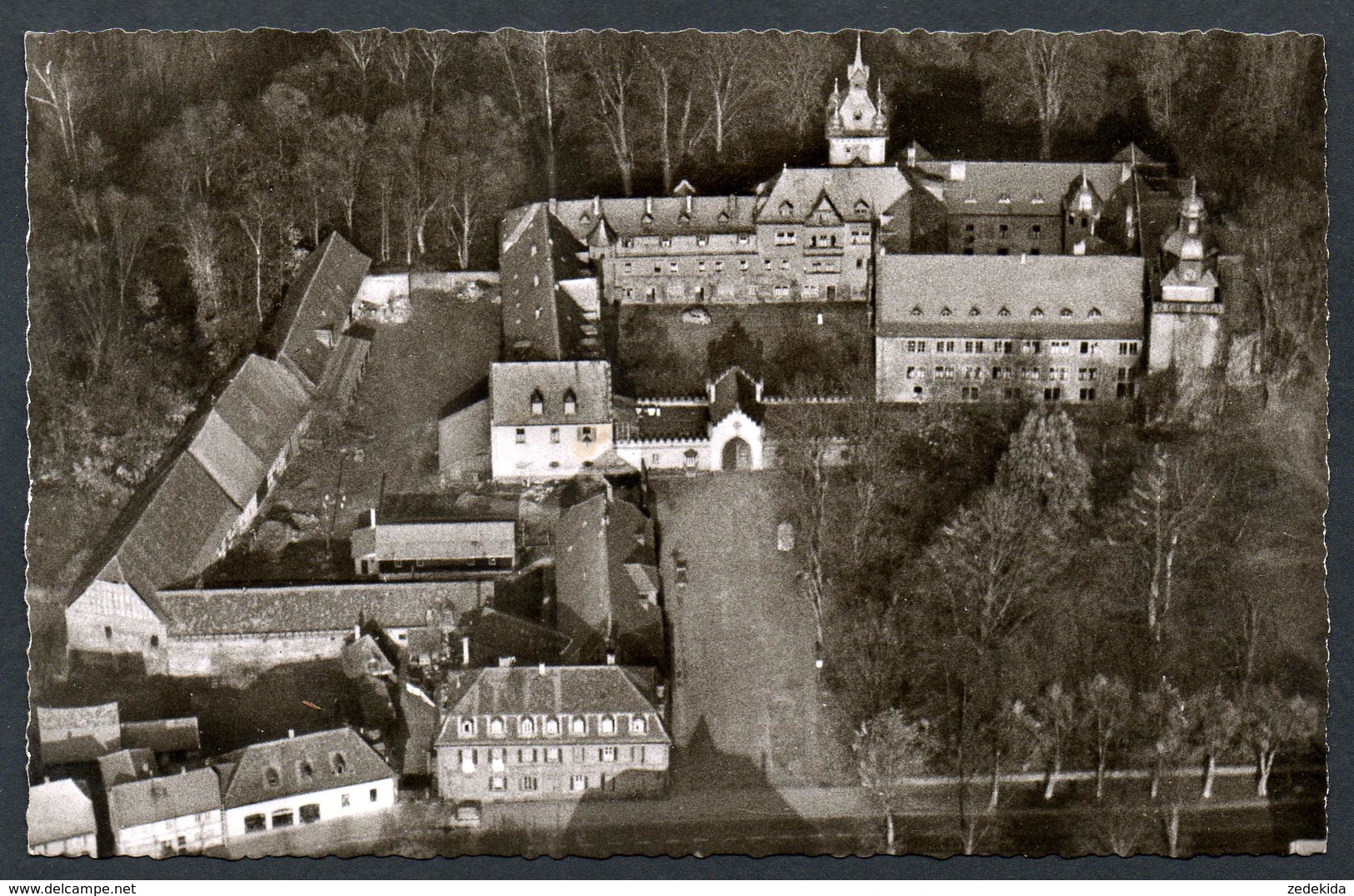 A3194 - Alte Foto Ansichtskarte - Schloß Meerholz - Kr. Gelnhausen - Luftbild - Schlösser